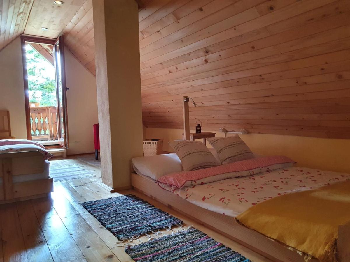 Mountain Eco Chalet Konjska Dolina On 1400 M Asl -Near Pokljuka 스레드냐 바스 보히뉴 외부 사진